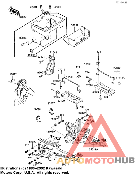 Battery case/electro bracket