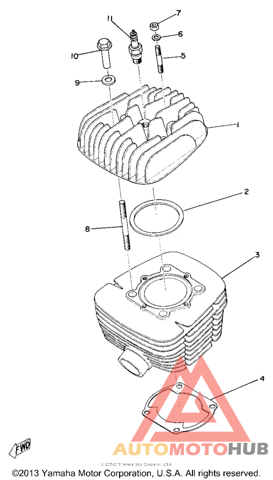 Cylinder head - cylinder