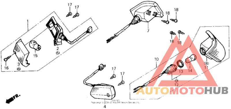 Задний фонарь