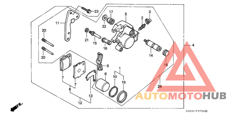 Передний суппорт