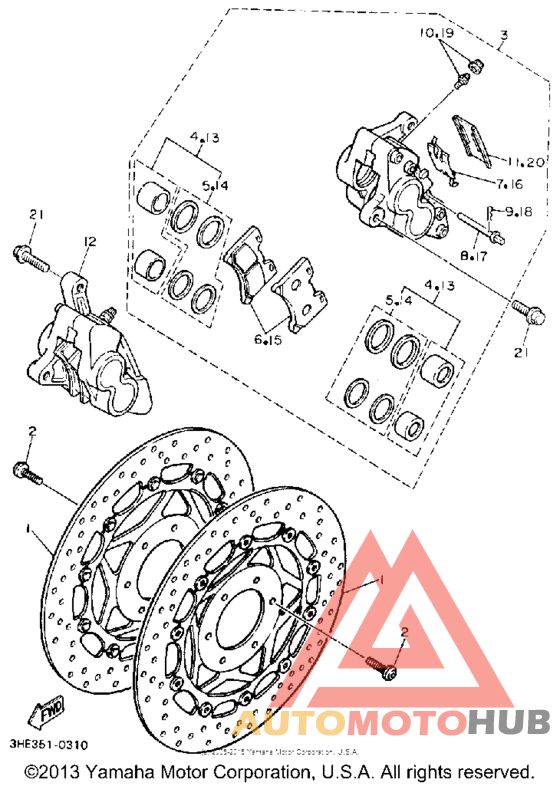 Передний суппорт