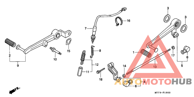 Brake pedal assy