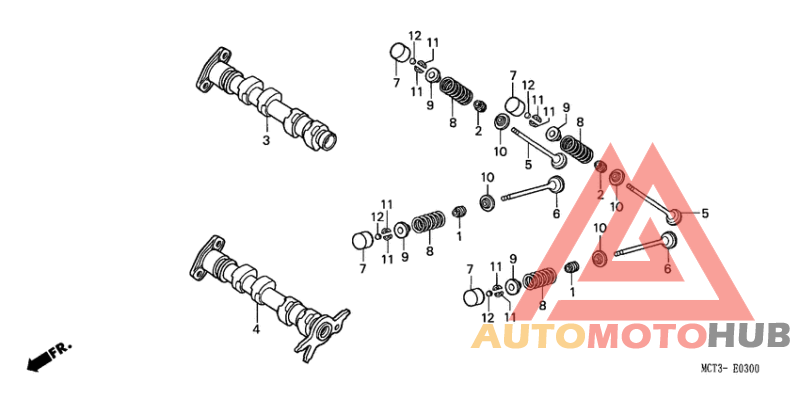 Распред вал/клапана