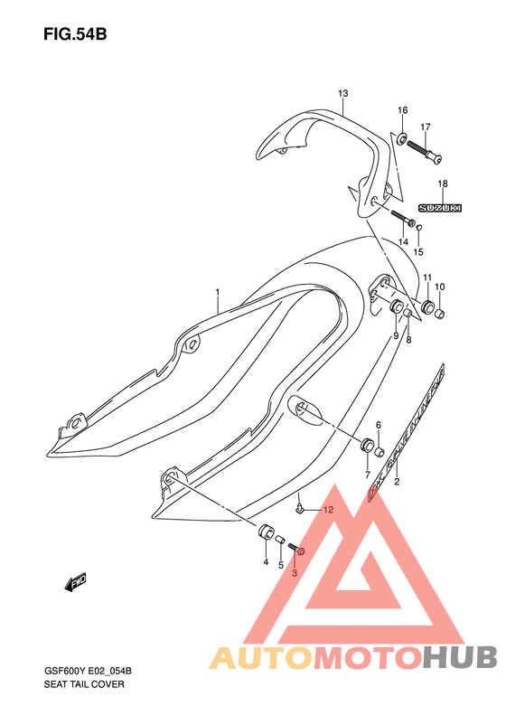 Обтекатель сидения