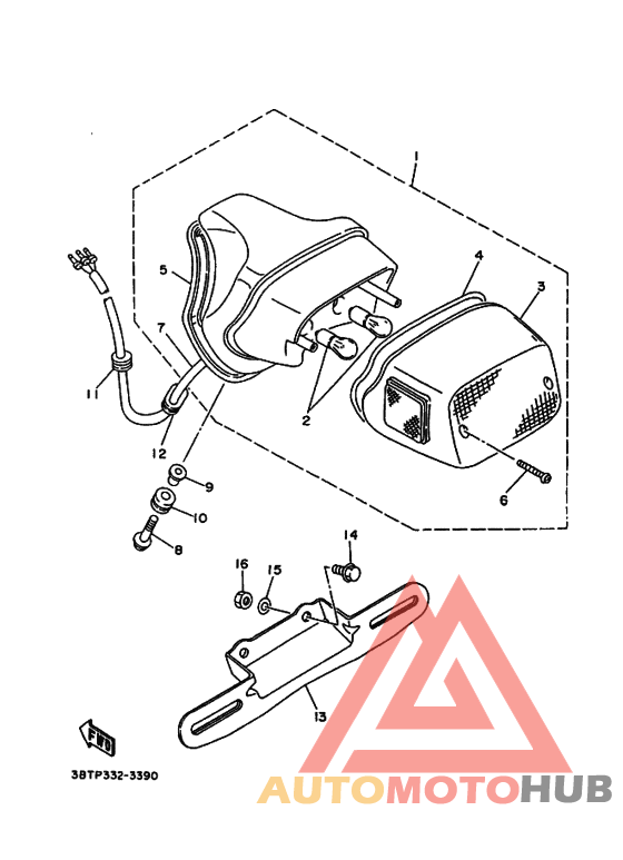 Taillight unit ass`y