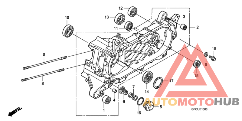 Картер левая половина
