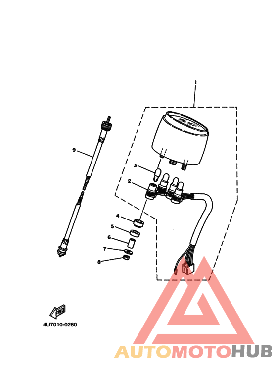Спидометр в сборе