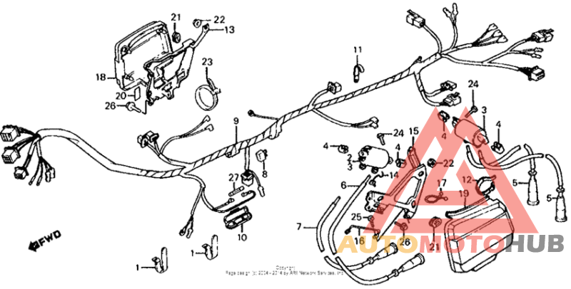 Wire harness + electric parts