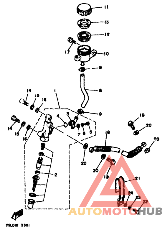 Задний торм цилиндр