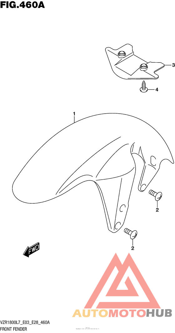 Front Fender (Vzr1800L7 E28)