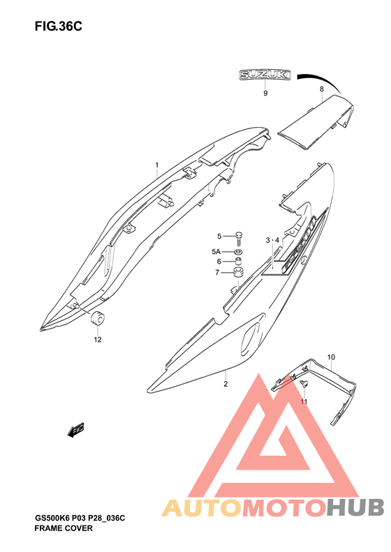 Обтекатель задний