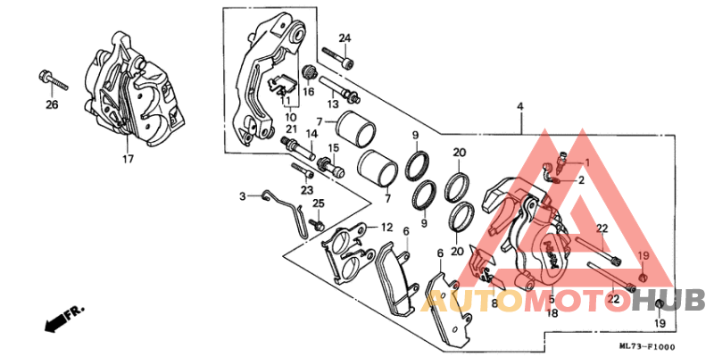 Передний суппорт