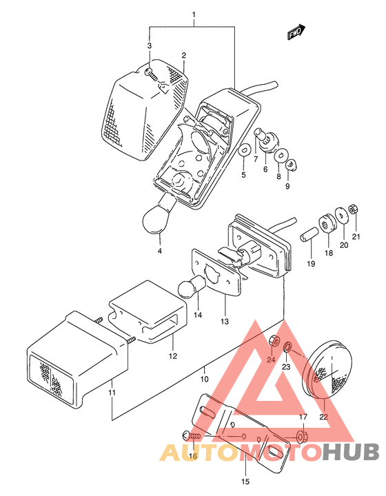 Задний фонарь
