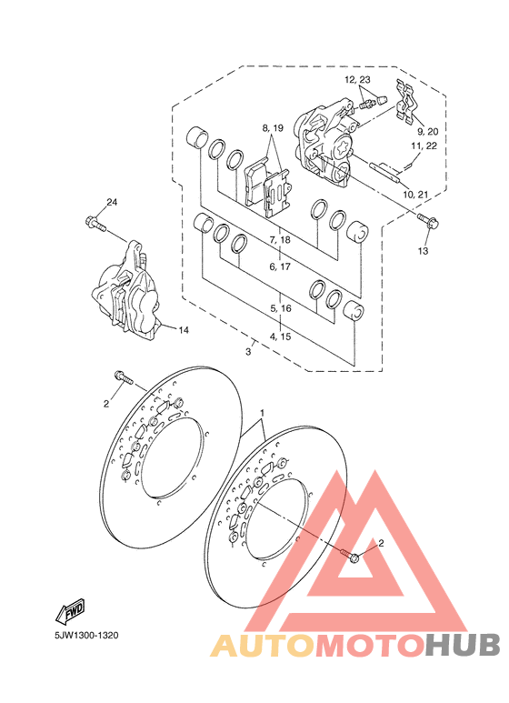 Передний суппорт