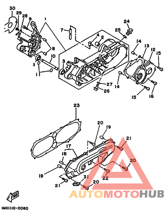 Картер двигателя