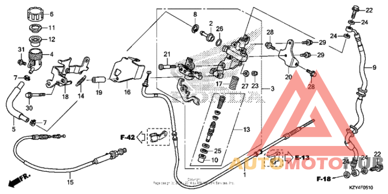 Brake master cylinder (cbs)