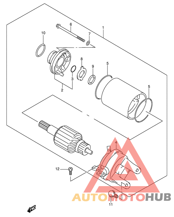 Стартерный мотор
