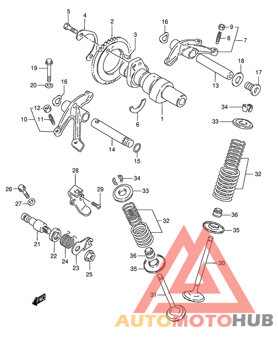 Распредвал / клапан