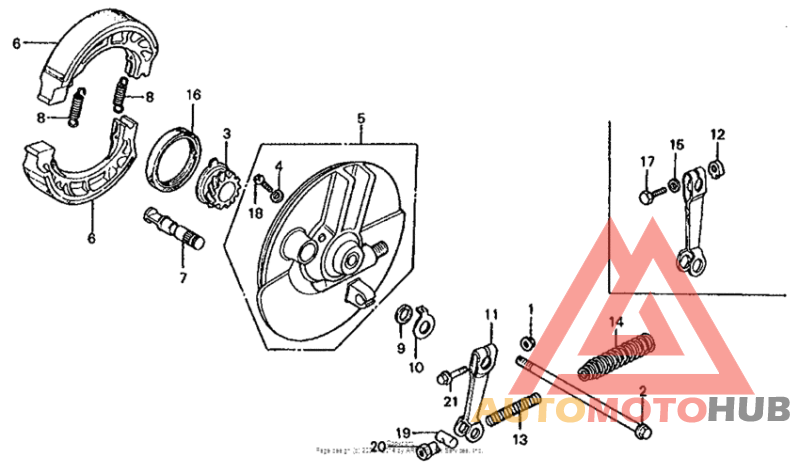 Передний тормоз