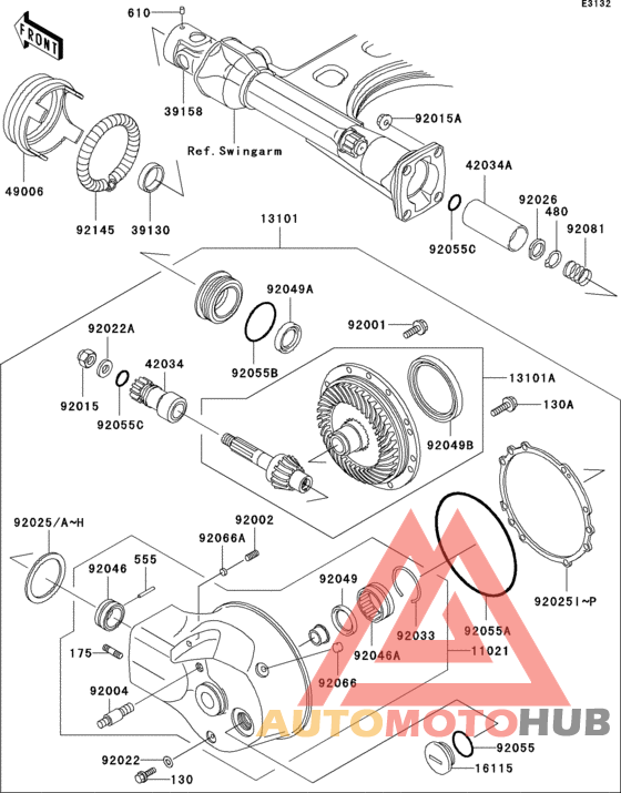 Drive shaft/final gear(1/2)