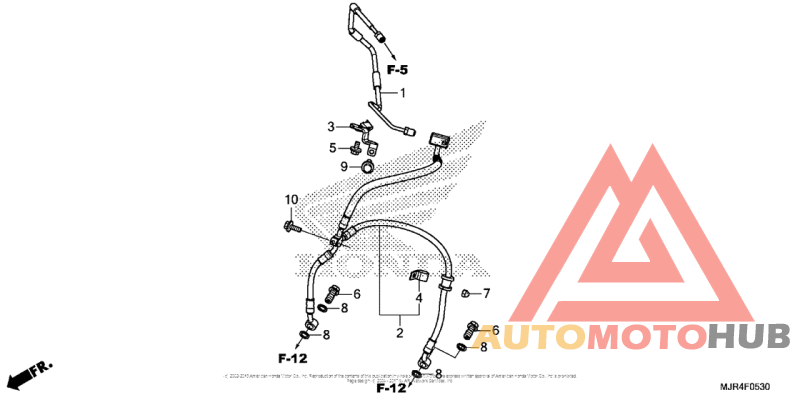 Front Brake Hose (Std)