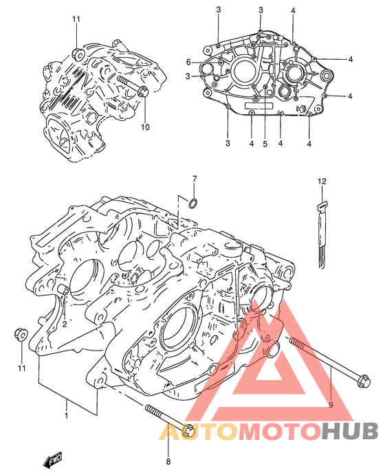 Картер двигателя