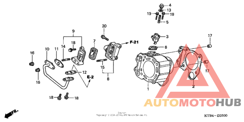 Cylinder + reed valve