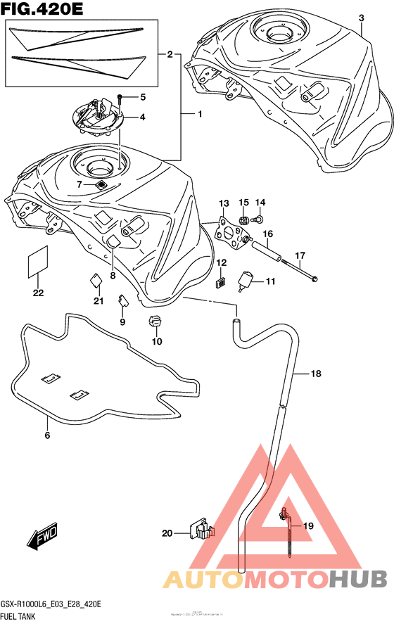 Fuel Tank (Gsx-R1000Al6 E33)