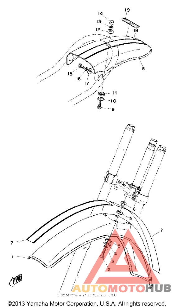 Front fender - rear fender