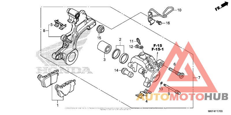 Задний суппорт
