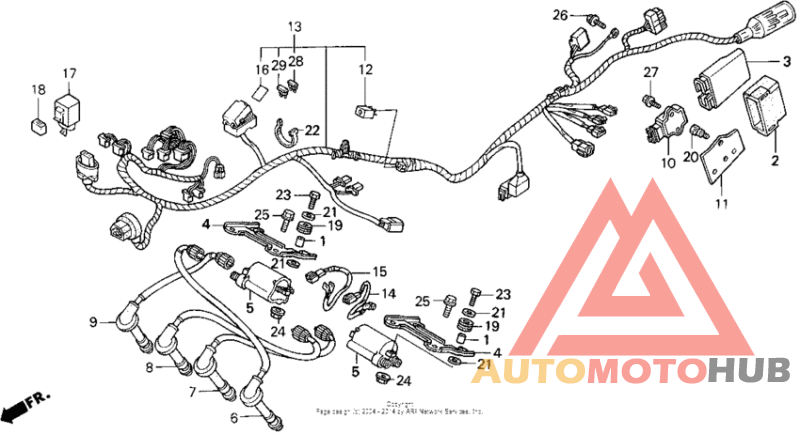F2 wire harness 91-94