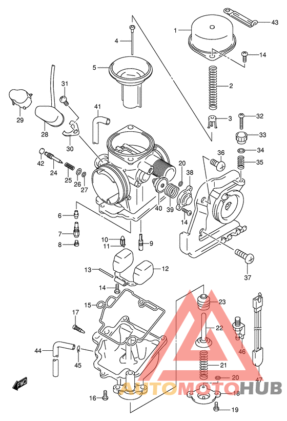 Carburetor assy