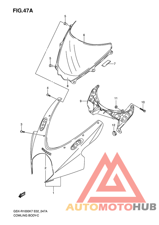 Cowling body