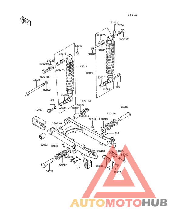Swingarm/shock absorber