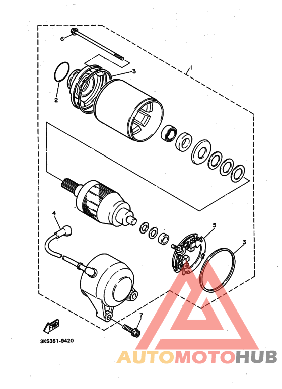 Стартерный мотор