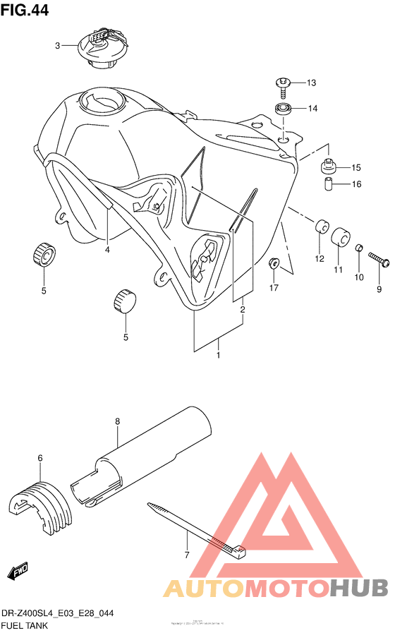 Fuel Tank (Dr-Z400Sl4 E33)