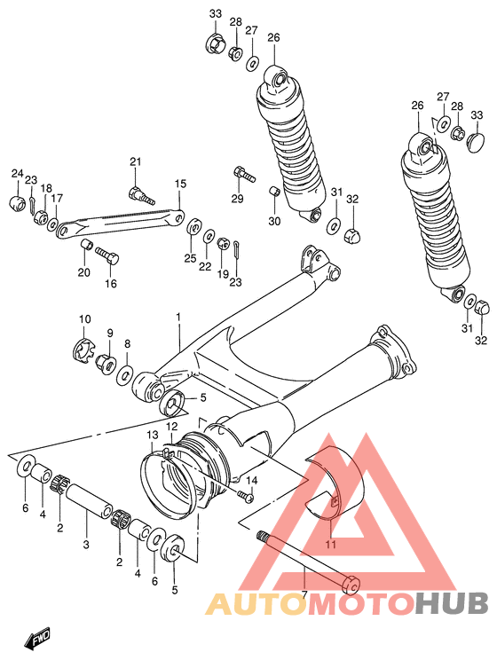 Маятник задний