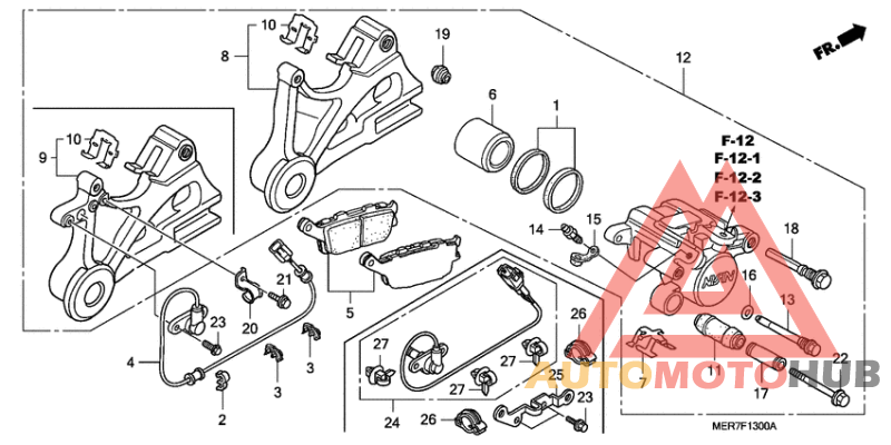 Задний суппорт