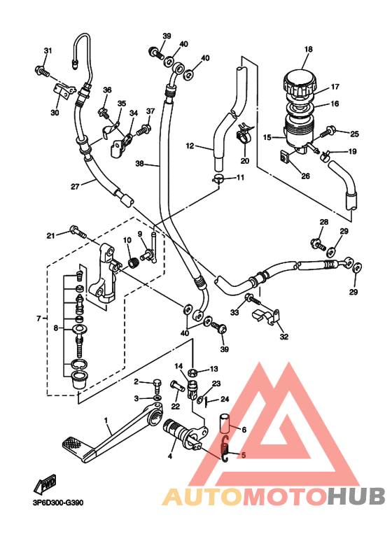 Задний торм цилиндр
