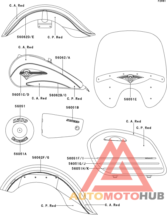 Decals(c.a.red/c.p.red)