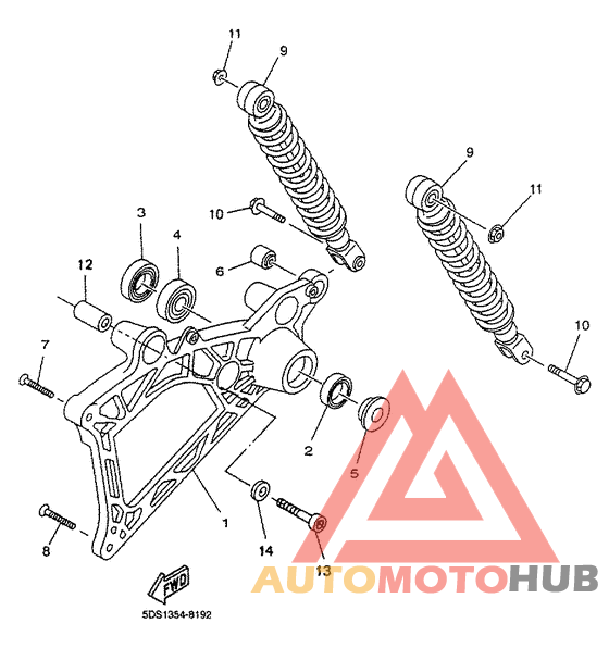 Rear arm. suspension
