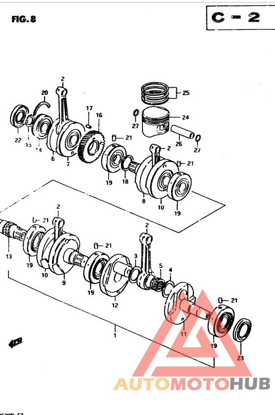 Вал коленчатый