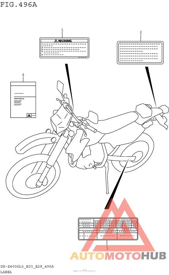 Label (Dr-Z400Sl5 E03)