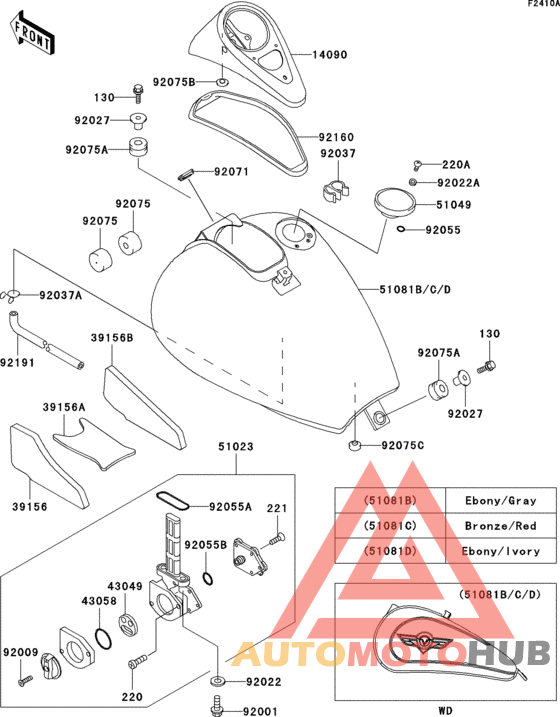 Fuel tank(1/2)(vn800-b4)