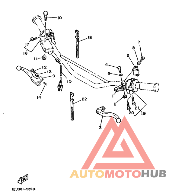 Handle switch. lever
