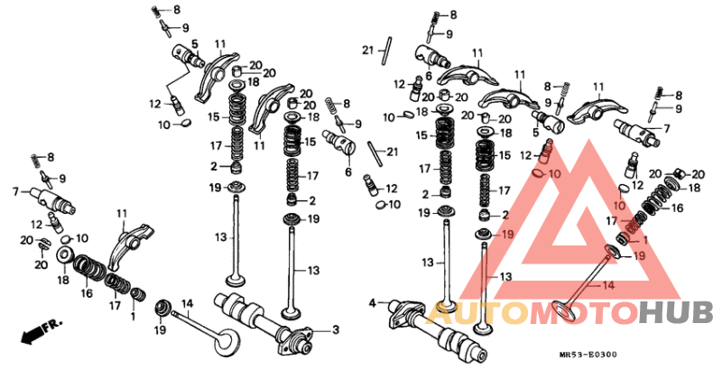 Распред вал/клапана