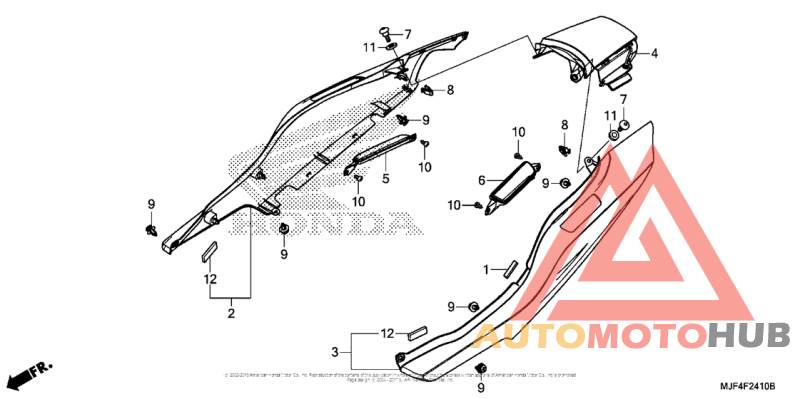 Задний обтекатель