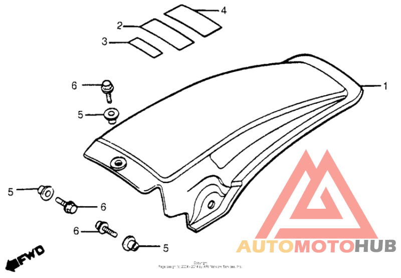 Rear fender 83