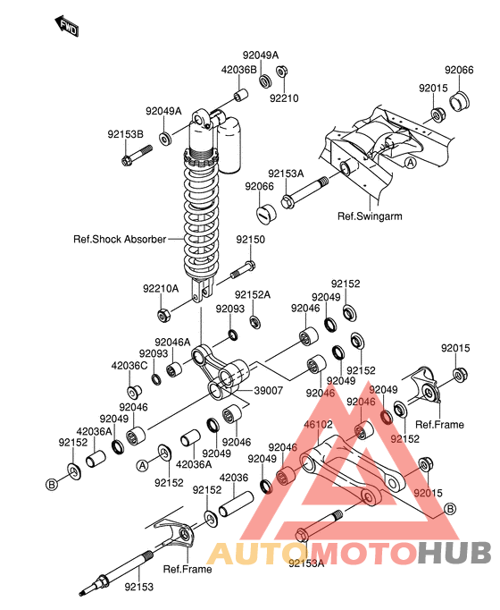 Suspension ignition coil