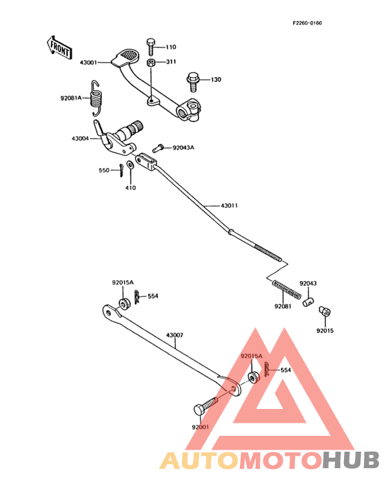 Педаль тормоза